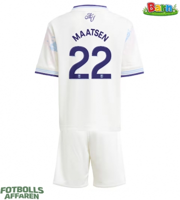 Aston Villa Ian Maatsen #22 Tredjeställ Barn 2025-26 Kortärmad (+ Korta byxor)